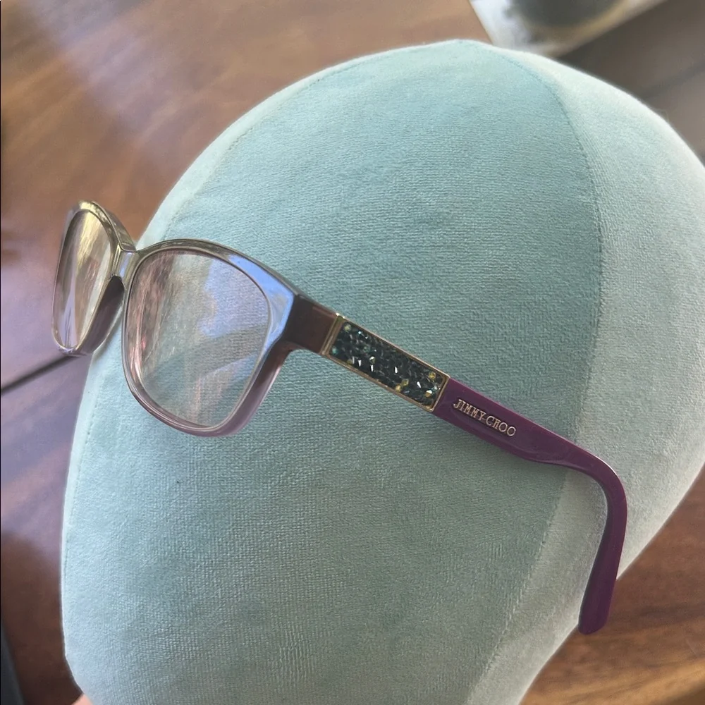 Jimmy Choo Brown Gradient Rectangle reading Glasses  !!